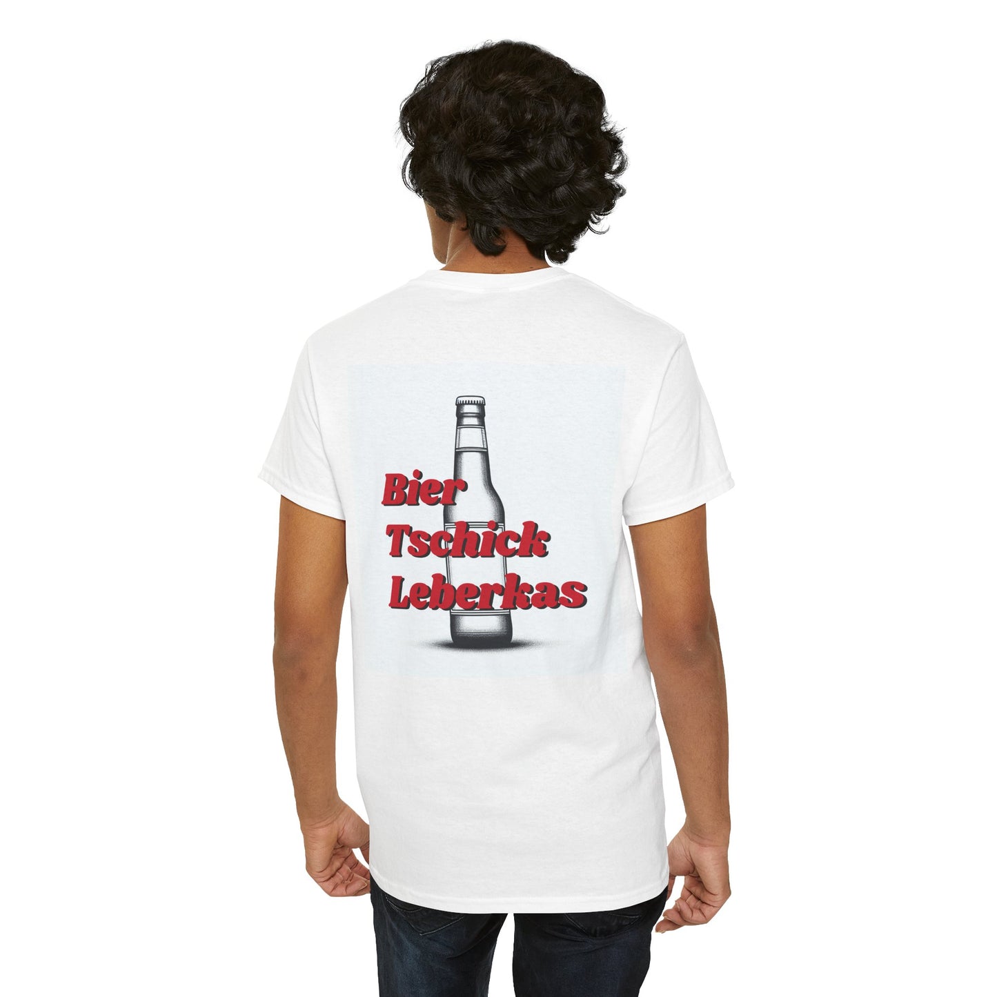 Bier Tschick Leberkas Unisex Heavy Cotton Tee